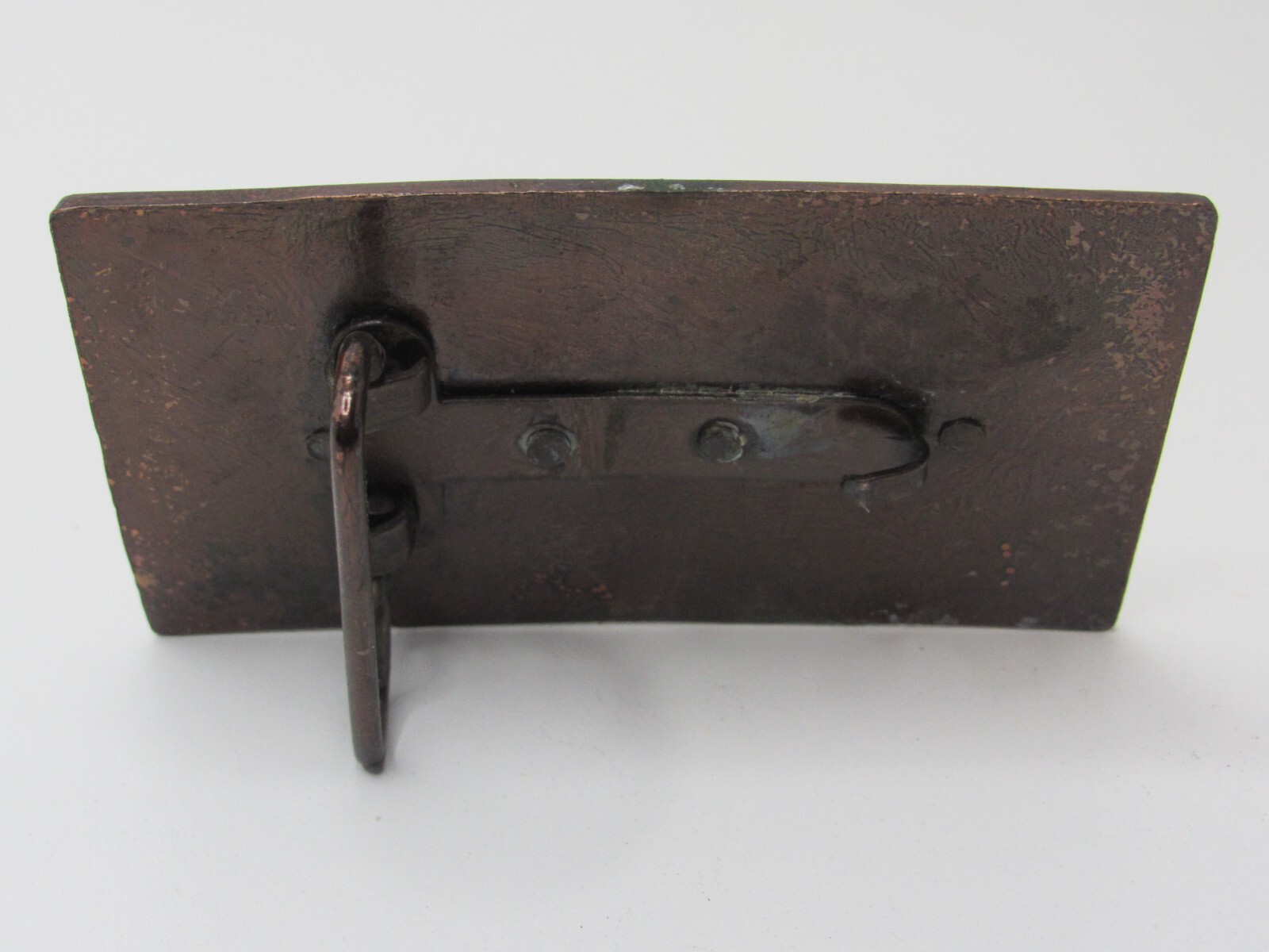 Vintage Budweiser Belt Buckle- Copper Tone Anheuser Bush Trendy Hipster -A15