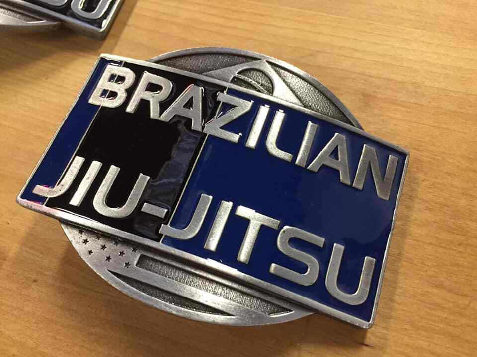 BJJ Rank Belt Buckle Brazilian Jiu-Jitsu – Blue – Purple – Brown – Black