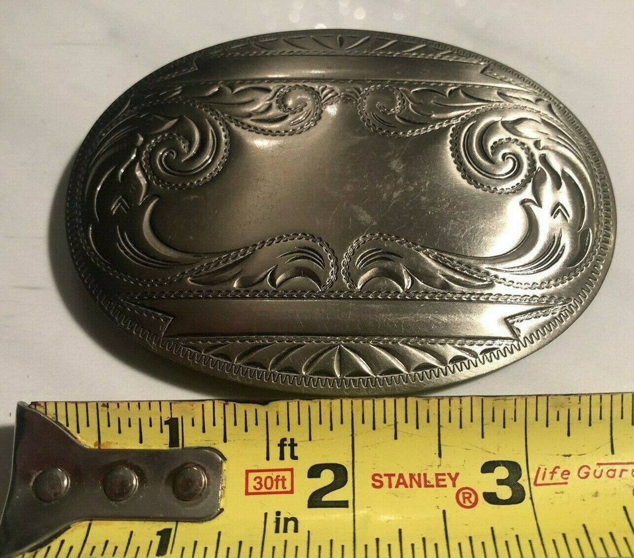 Nice Western Light Weight Silver Tone Cowboy Men’s Rodeo Ranch Belt Buckle
