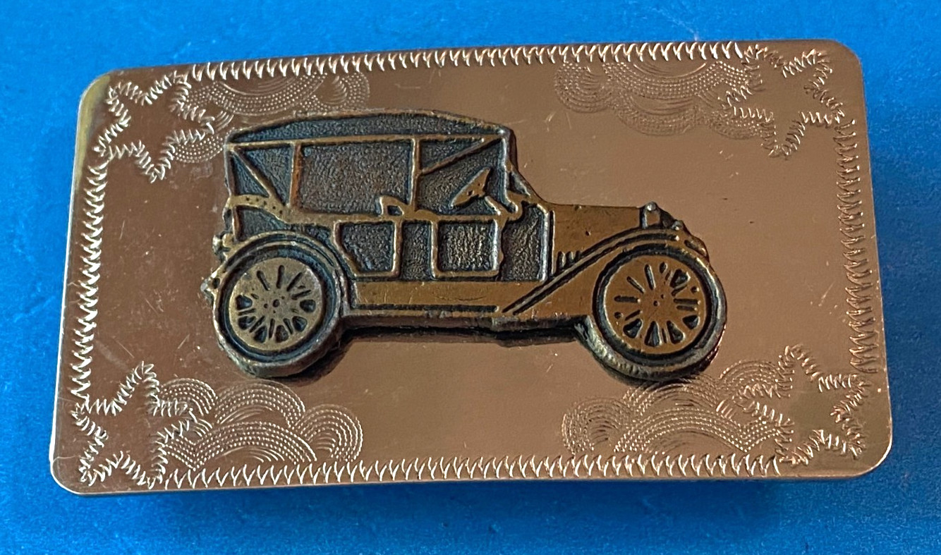 Vintage Ford ? GM ? Chrysler ? America Car Hand Made Belt Buckle