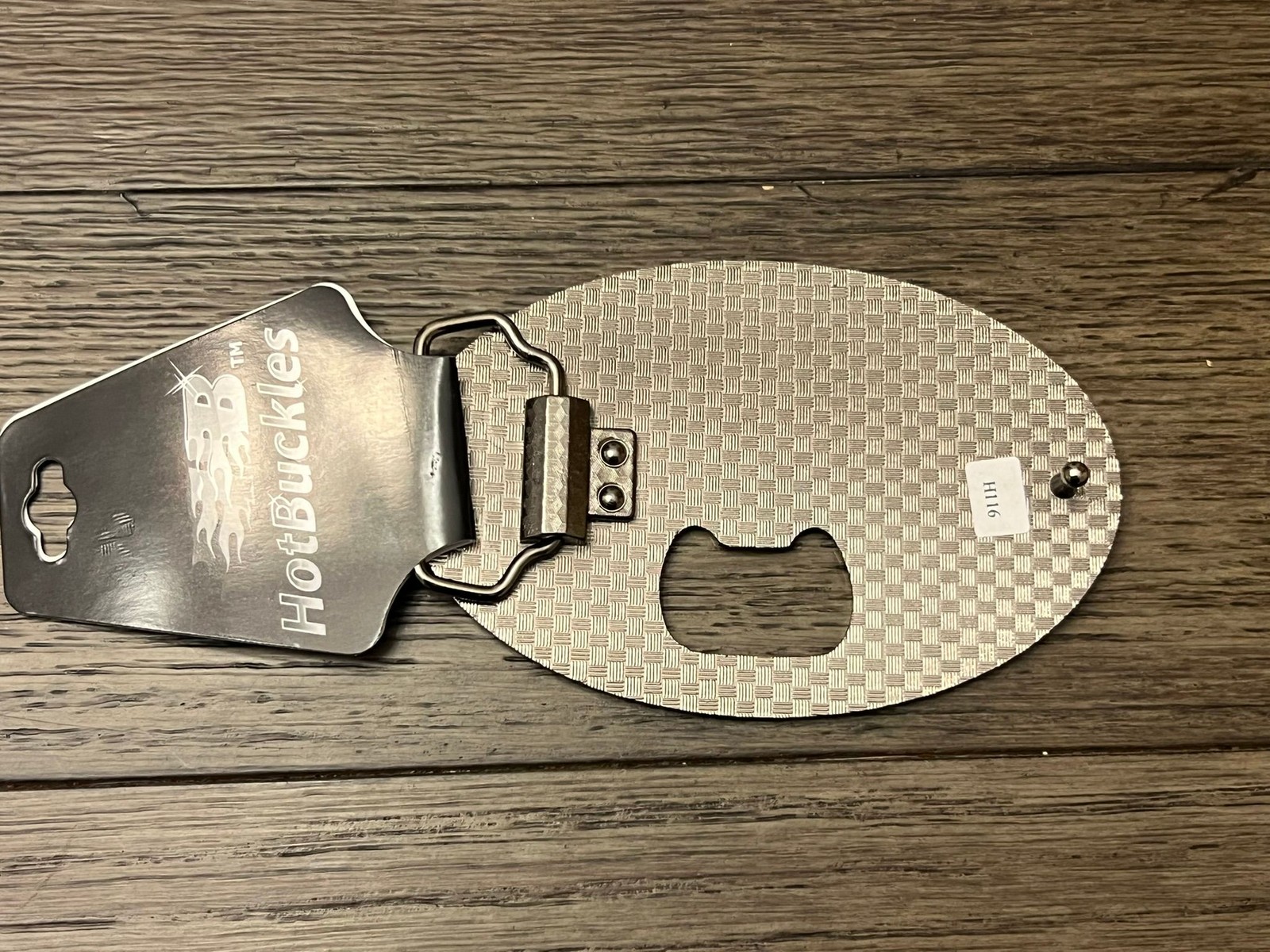 Hot Buckles Belt Buckle DRUNK Bottle Opener Silver Metal Oval Novelty Unisex