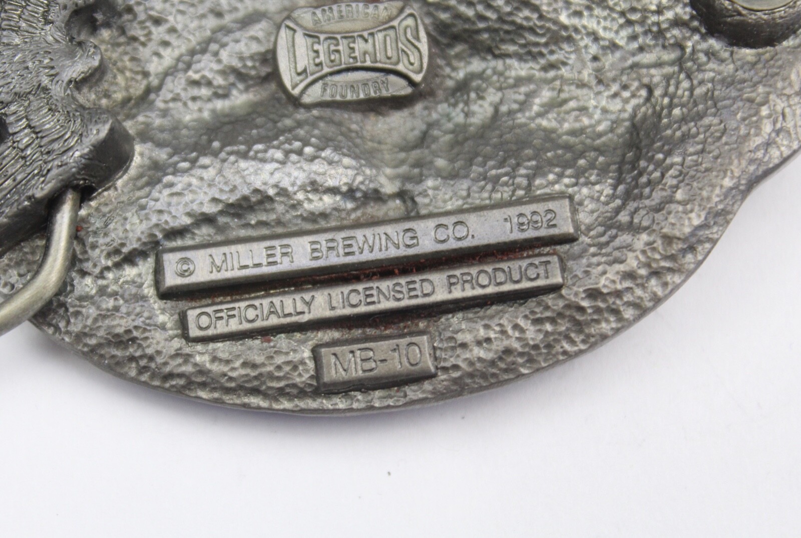 American LEGENDS Foundry Miller Racing Team 1992 Miller Brewing Co. Buckle MB-10