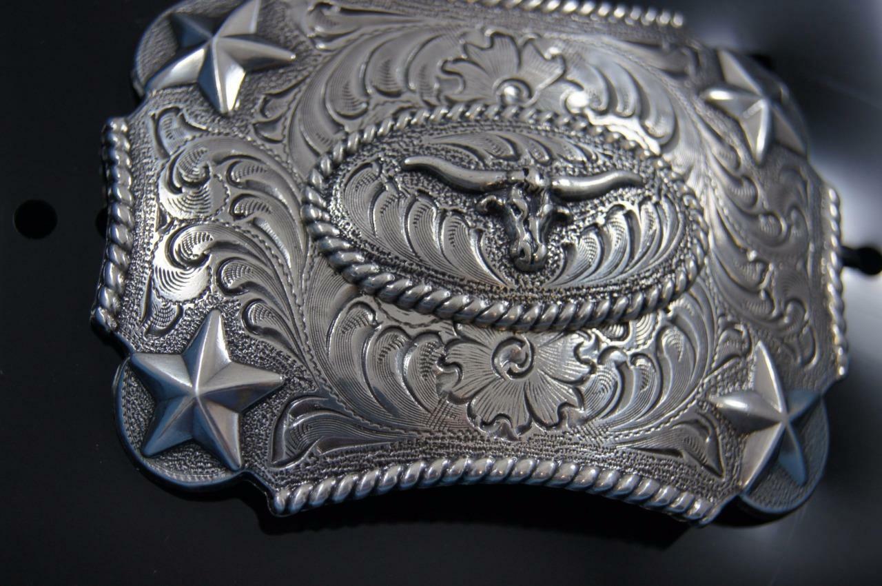 Crumrine Youth Vintage Western Longhorn Skull Belt Buckle 3603046