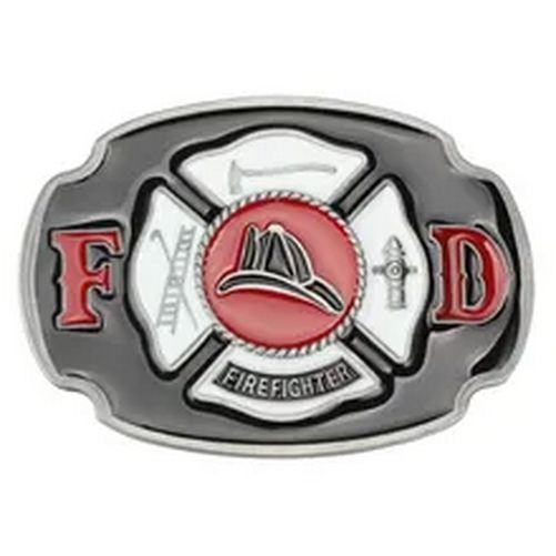 Firefighter Truck Buckle – Fire Trucks Men Buckles Brigade Belt DIY Accessories