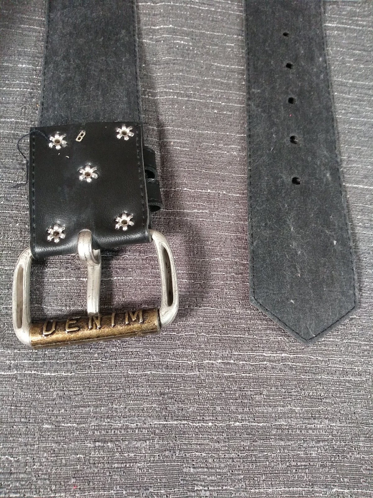 Republic Denim Belt Thick Black