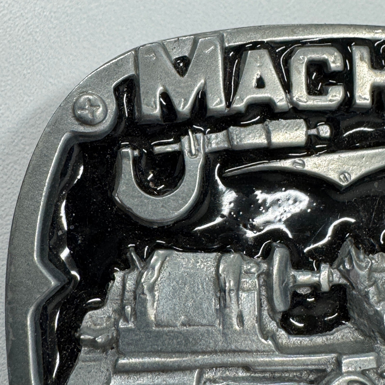 Machinist Belt Buckle Metal Working Lathe Machine Operator Gift Reissue