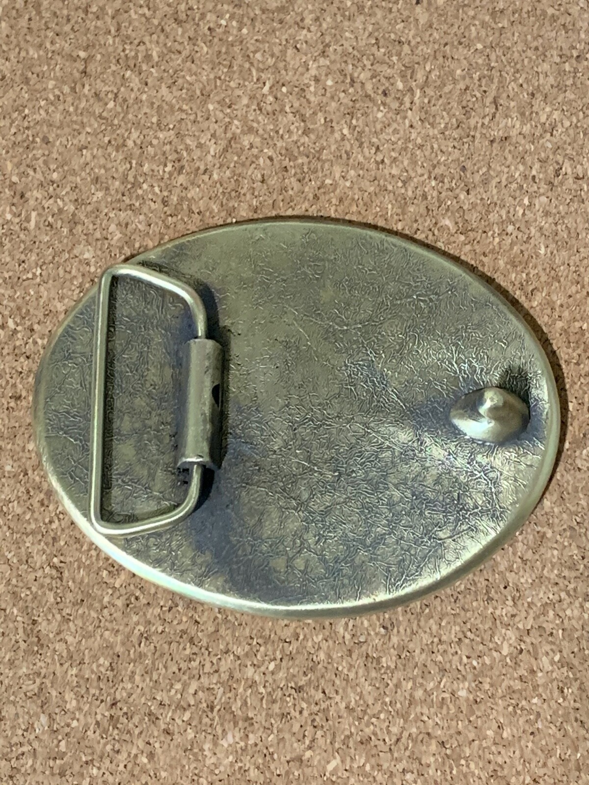 The Great Merle Haggard « Hag » Belt Buckle YELLOW BRASS Very Strong 3.5 inches