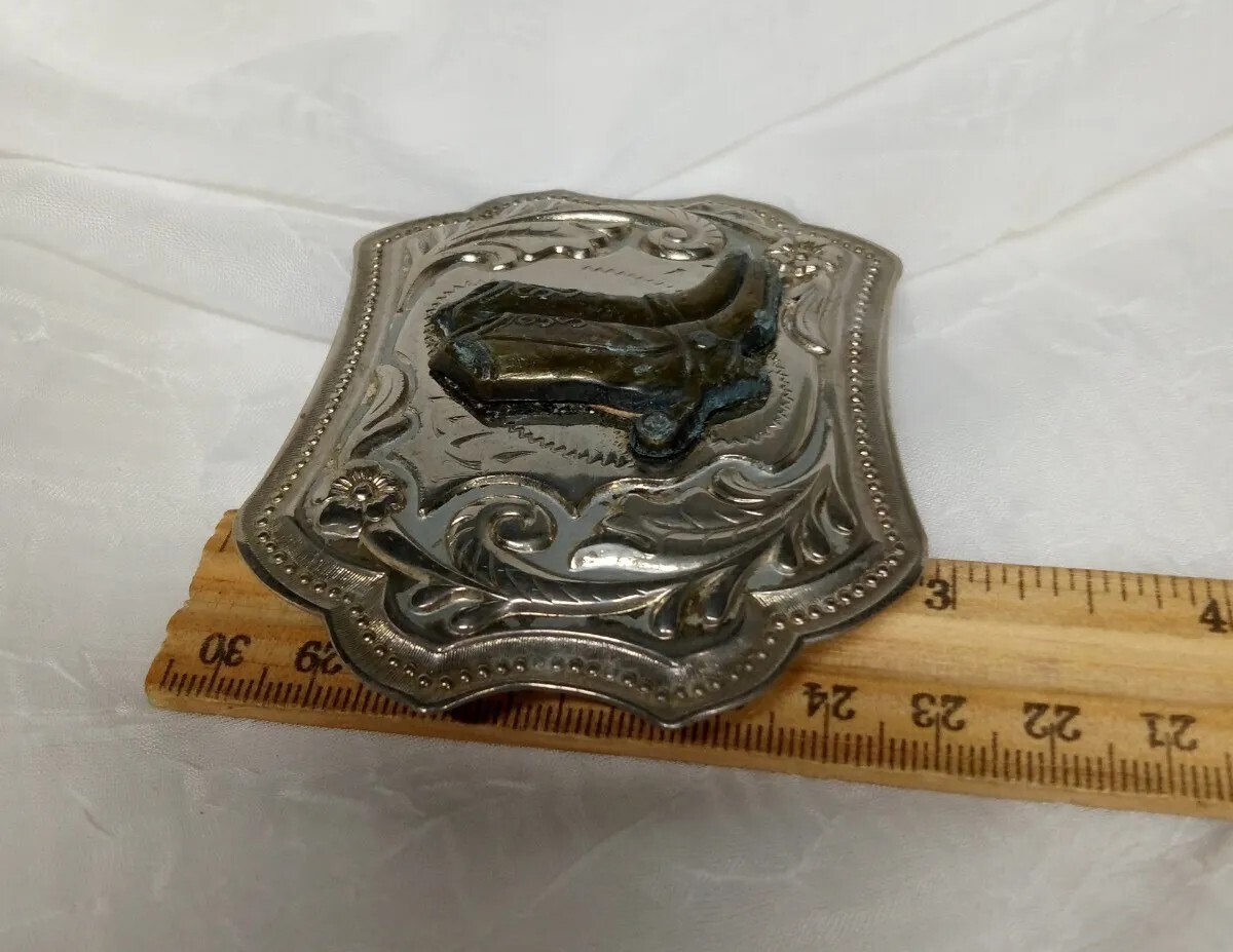 Cowboy Boots Belt Buckle