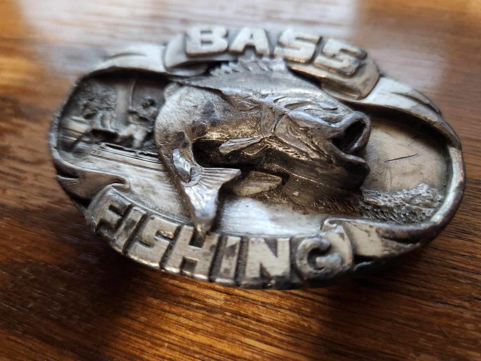Bass Fishing Belt Buckle