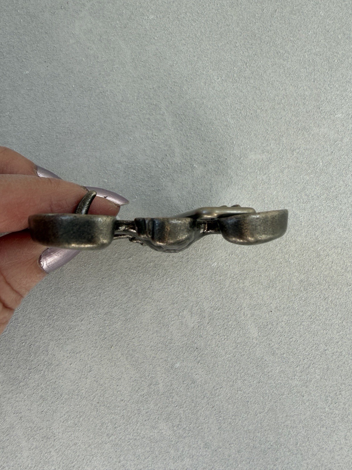 AVON Vintage 80s Pewter-Tone American Bald Eagle Belt Buckle Patriotic America