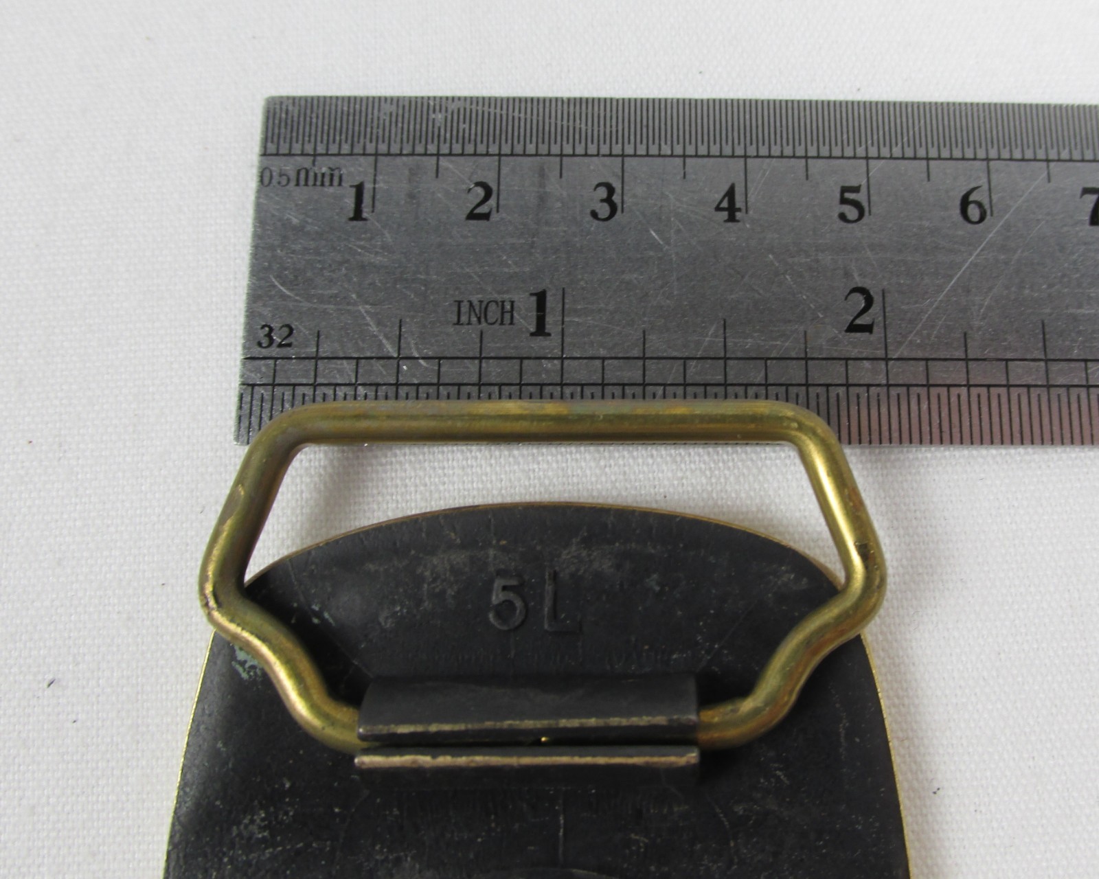 1989 Snap-on Tools Solid Brass Box Truck Drivin Proud Belt Buckle BTS SSX-1313