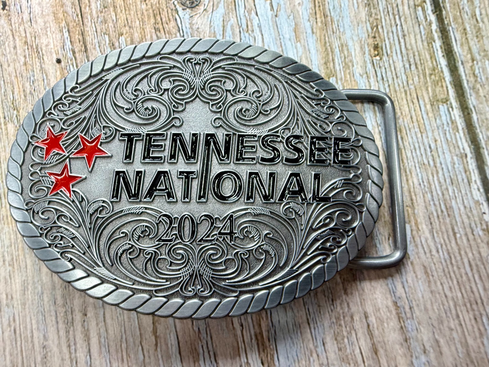 Tennessee National 2024 4th Place U21 Women&rsquo;s Enduro Trophy Award Belt Buckle