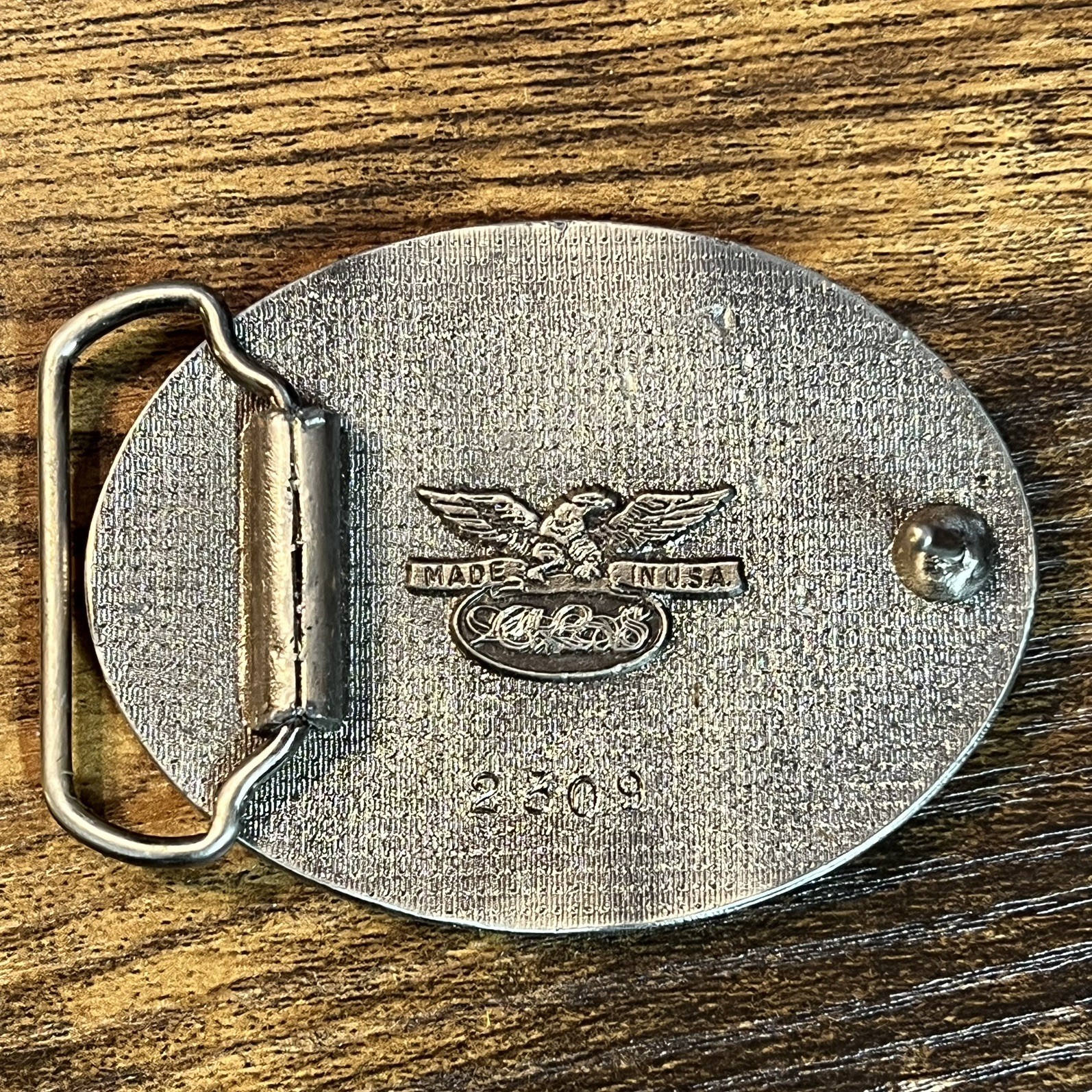 Rate VTG Lewis Buckle Co Illinois I Dig Coal Belt Buckle Made in USA Metal B20