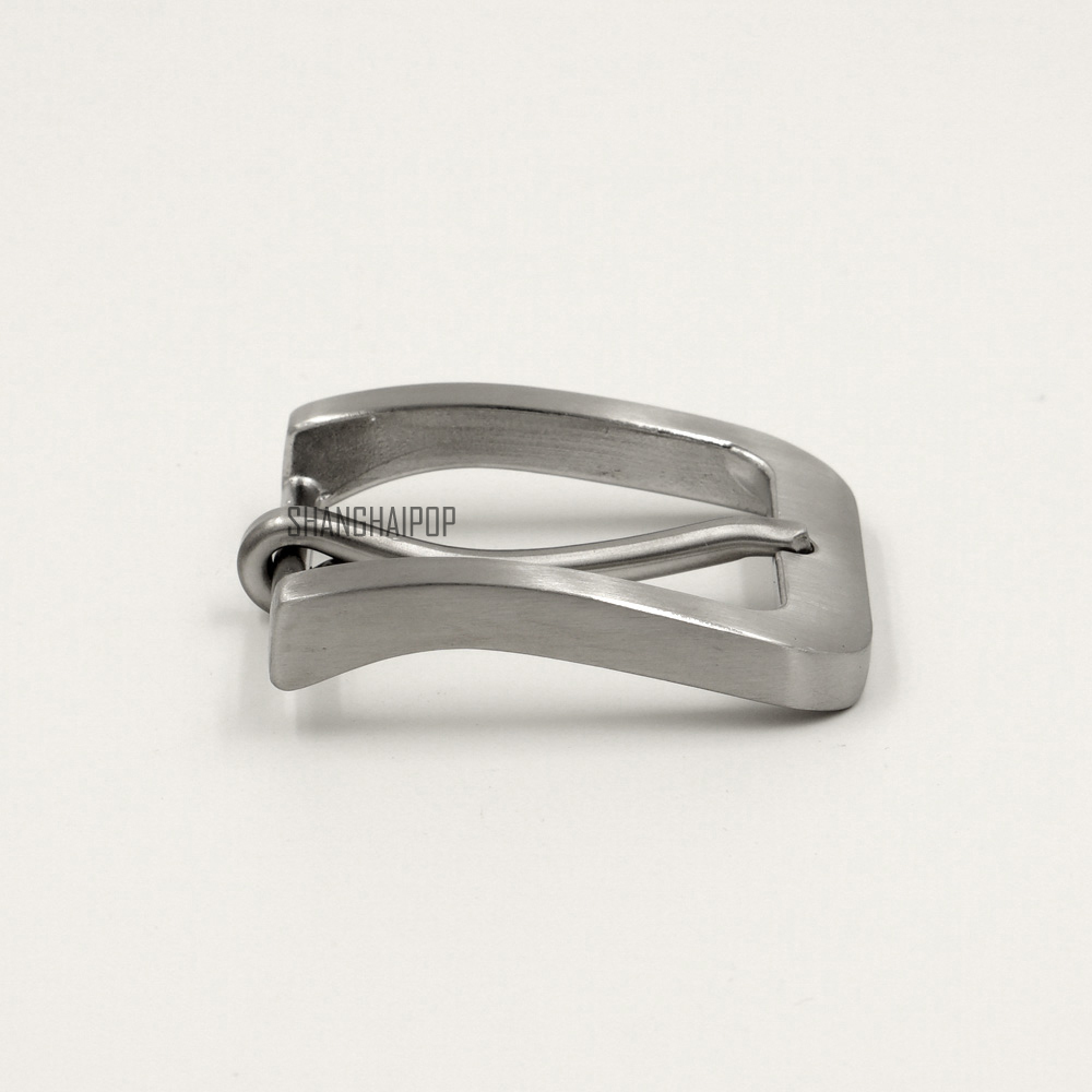 UK Men Stainless Steel Pin Buckle for Leather Belt Replacement Snap on 40mm New