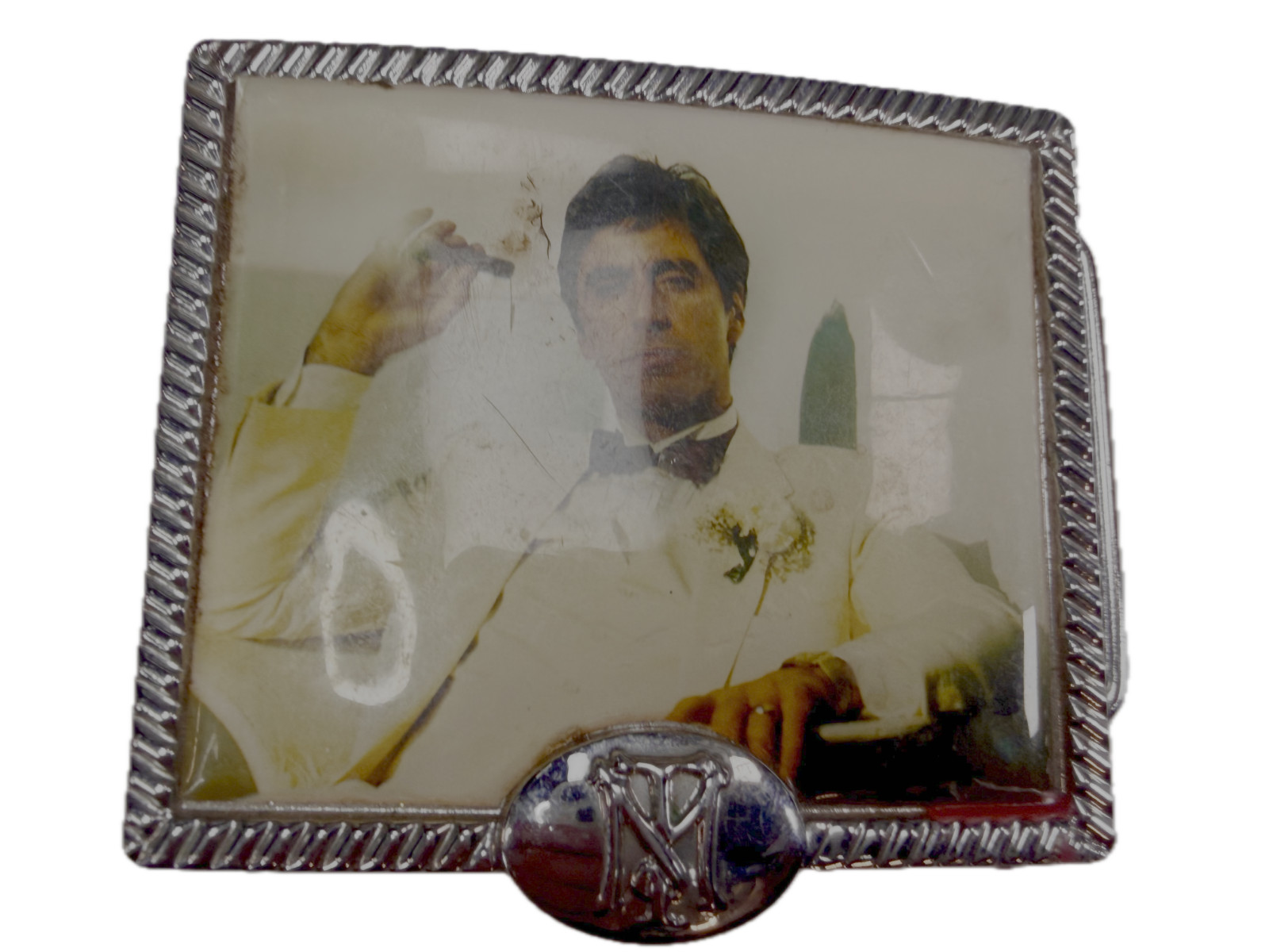 Scarface Movie Al Pacino Tony Montana Cigar Photo Universal Studios Belt Buckle