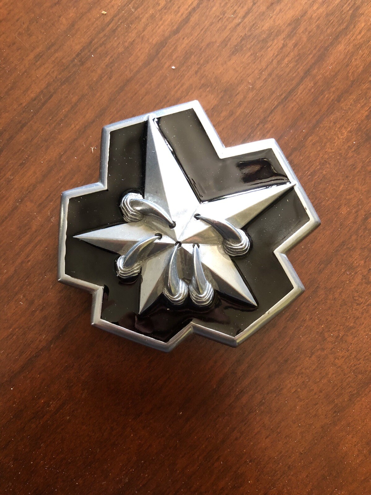 Sea Monster Paw Claw Star Black Metal Unisex Men’s Belt Buckle