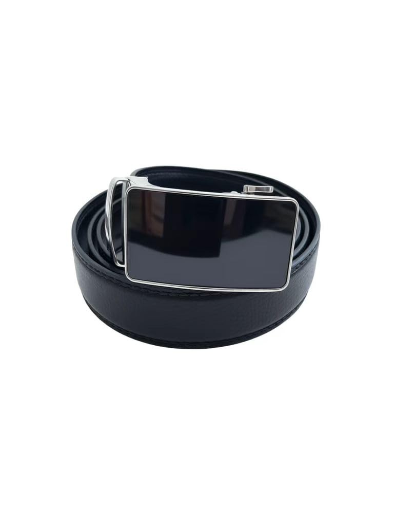 yushengtong Men&rsquo;s Ratchet Mirror Automatic Belt buckle without belt, Silver-1