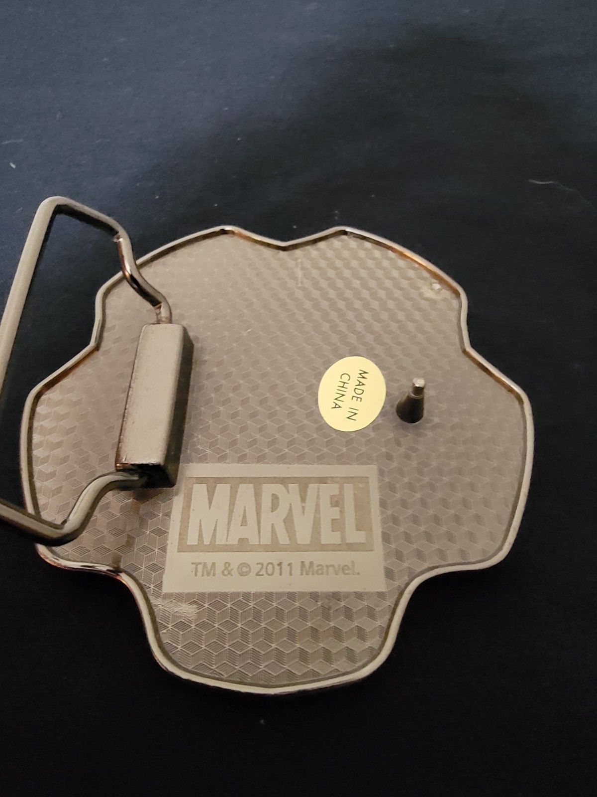 Marvel The Punisher Bullet Barrel Belt Buckle Silver Glow In Dark New w/o Tags