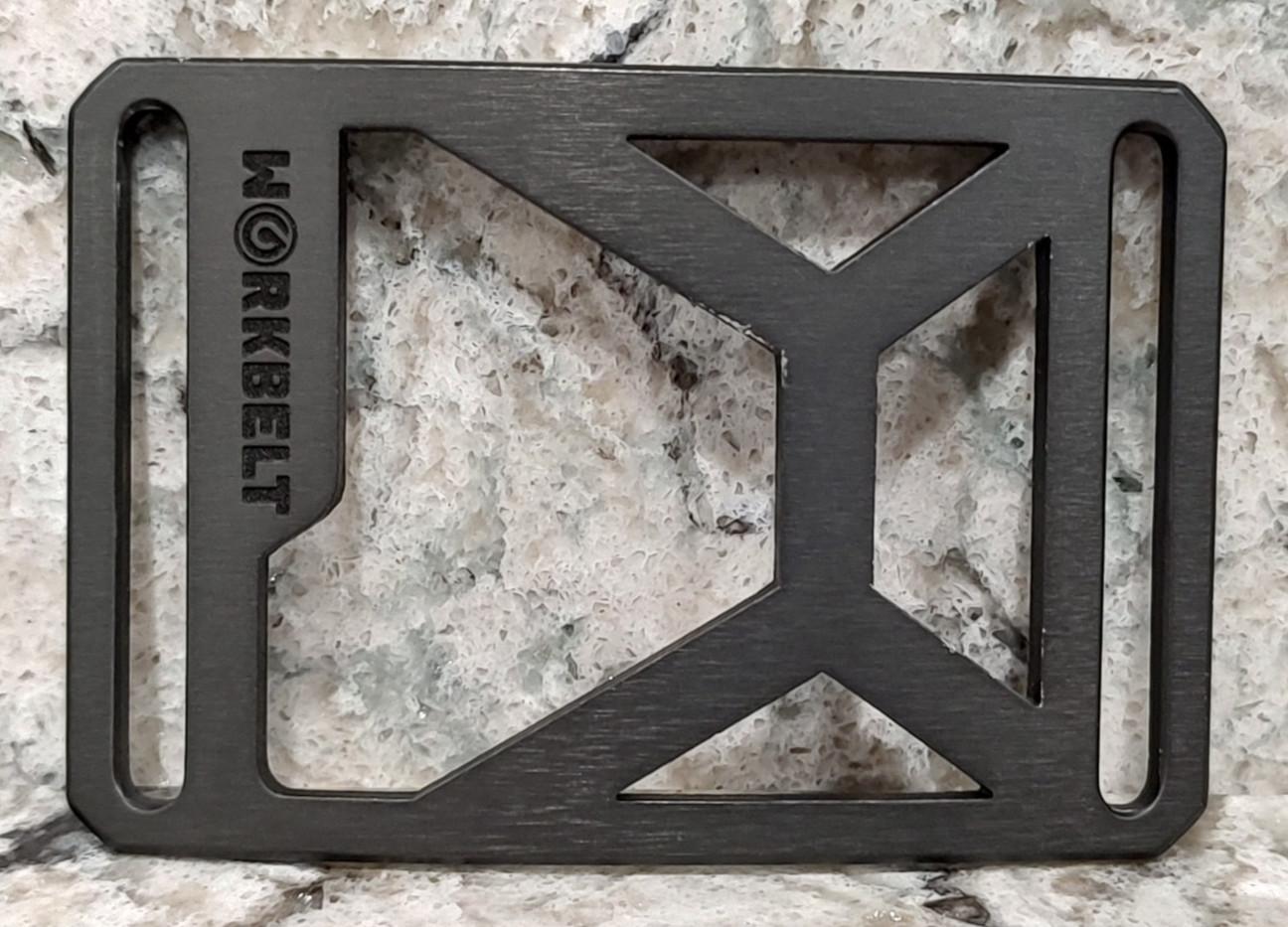 GRIP6 BELT BUCKLE – WORKBELT TACTICAL PRO – GUNMETAL GRAY – 1.75 INCH WIDE WORK