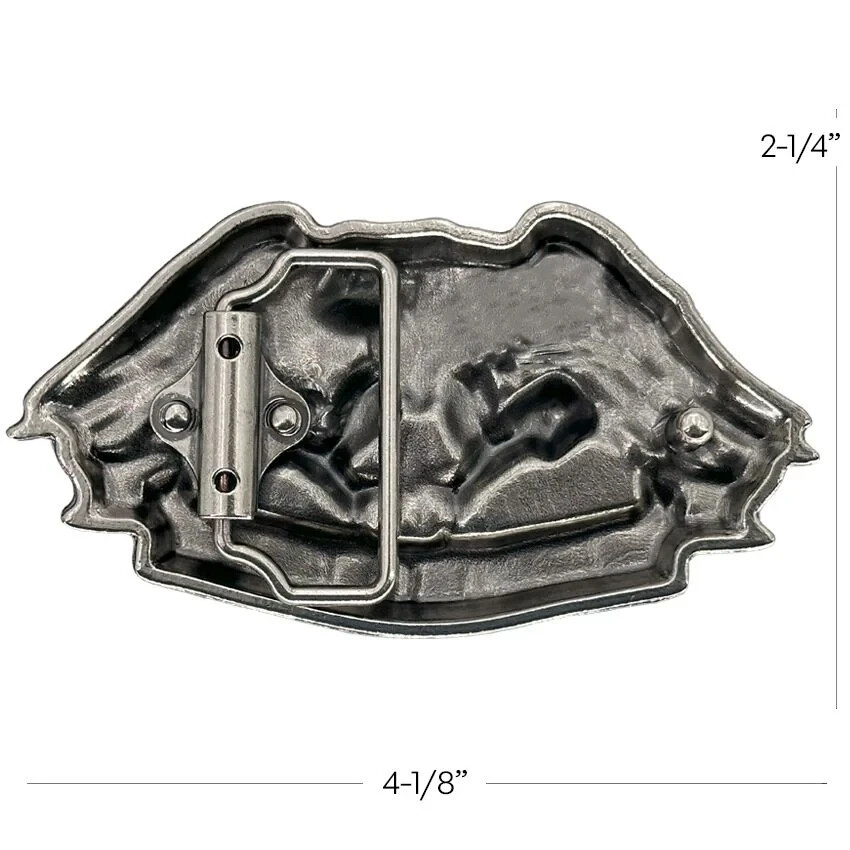 Born to Ride Eagle Pistons Belt Buckle Biker Rider Buckle