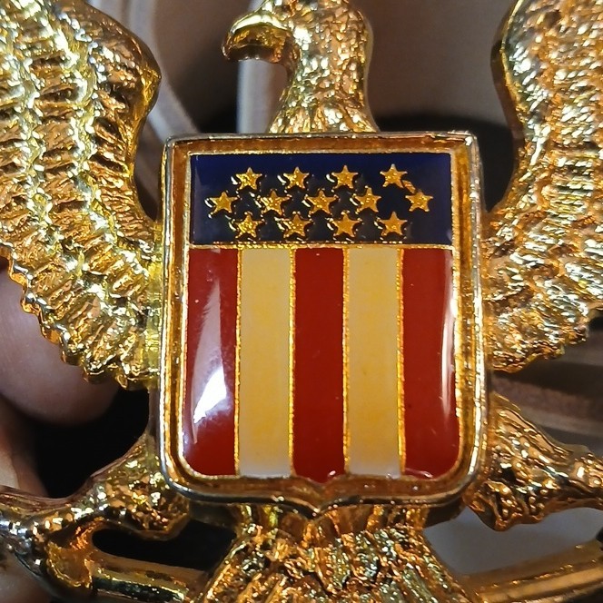 Elvis Presley Aloha From Hawaii American Eagle Buckle And White Leather Belt.