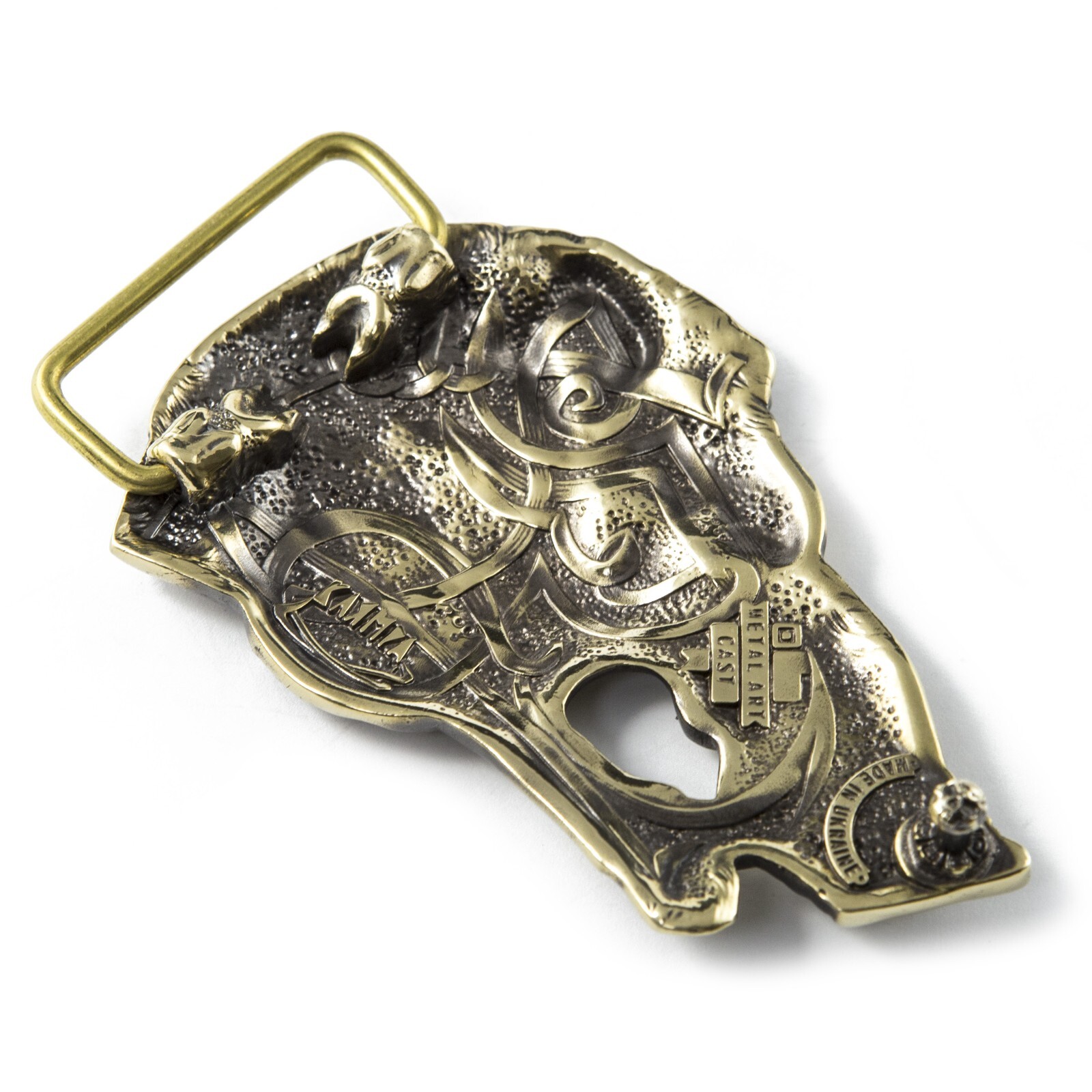 Belt buckle Wild boar head, Handmade hunter trophy wild boar