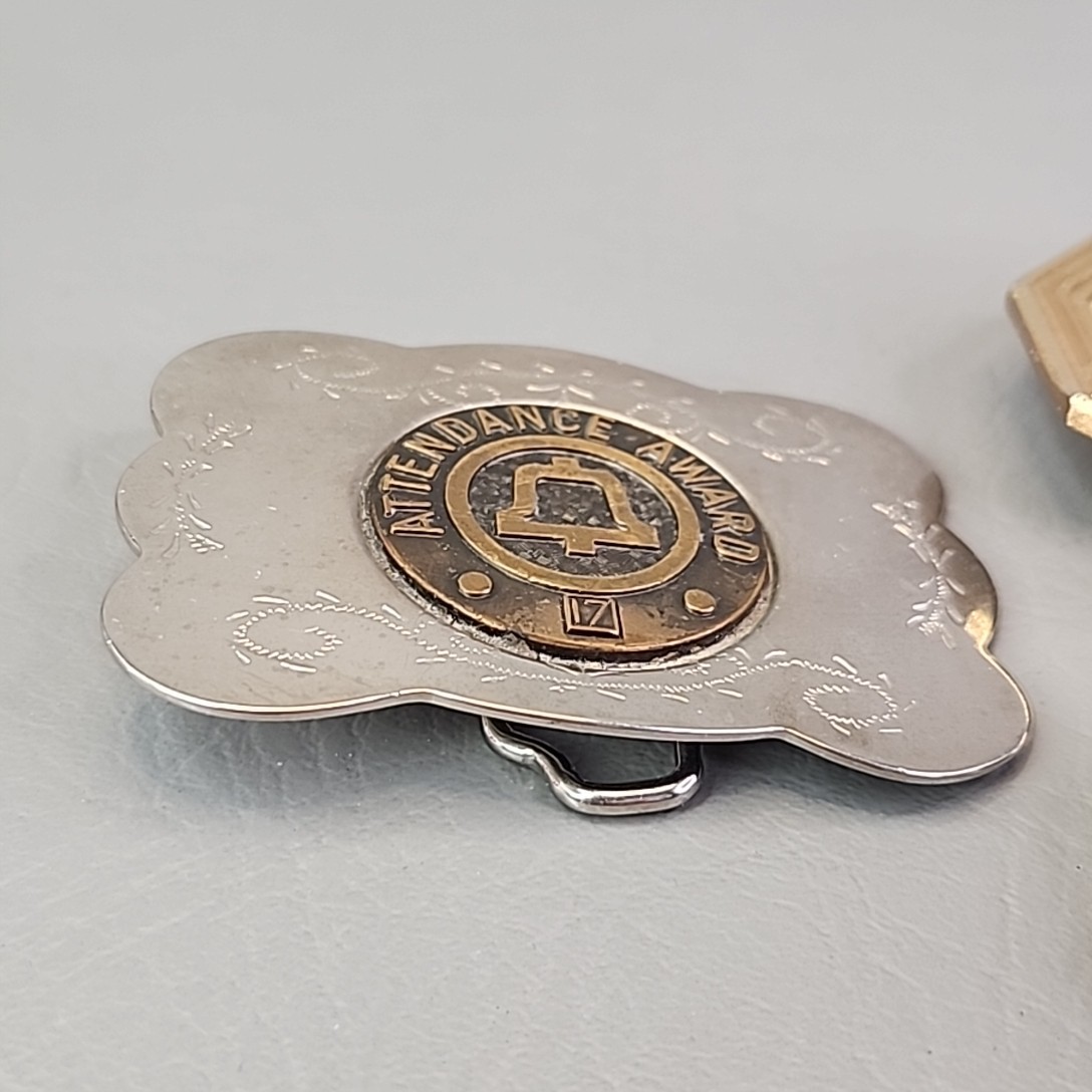 Illinois Bell Belt Buckle Lot of 3 Service Awards Attendance Safe Driver Tony
