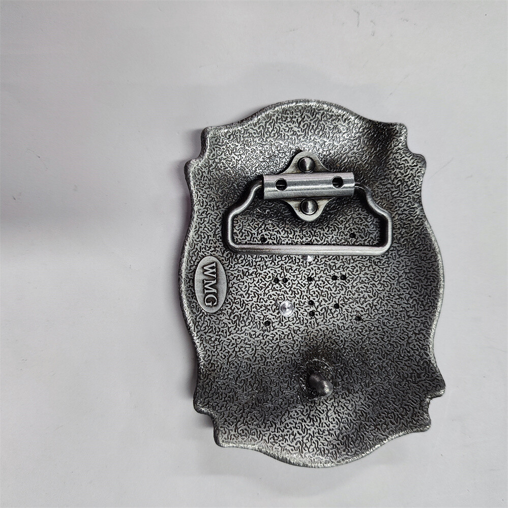 Zinc Alloy Letter Belt Buckle With 26 Letters Western Denim Pattern Belt Buckle