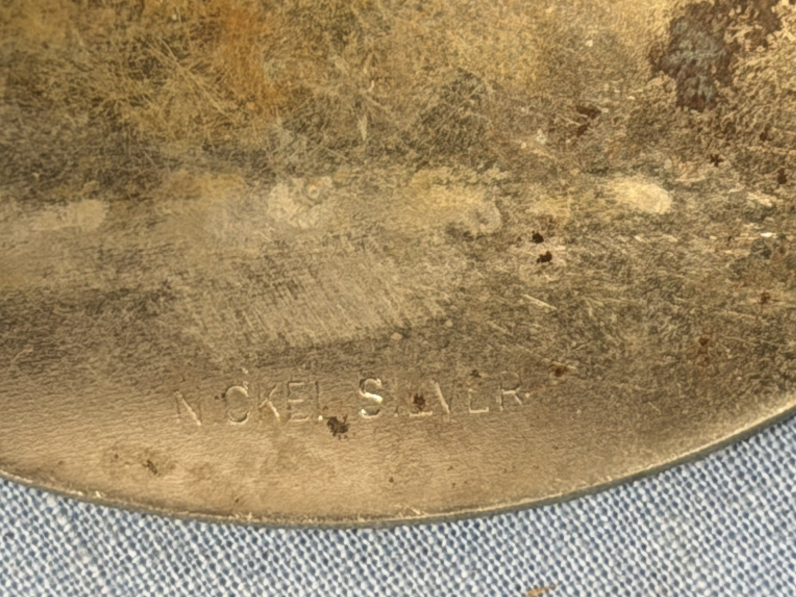 1968 Graceland Saddle Club Belt Buckle Nickel Silver Brass Elvis Memphis Horse