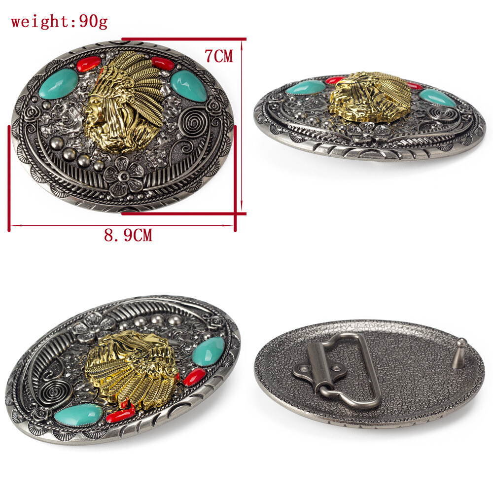 Skull belt buckle for men&rsquo;s Western cowboy motorcycle riding