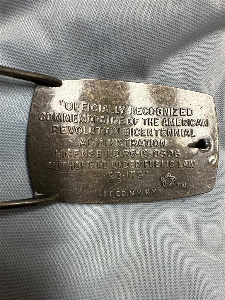 Vintage American Revolution Bicentennial 1776 – 1976 Belt Buckle