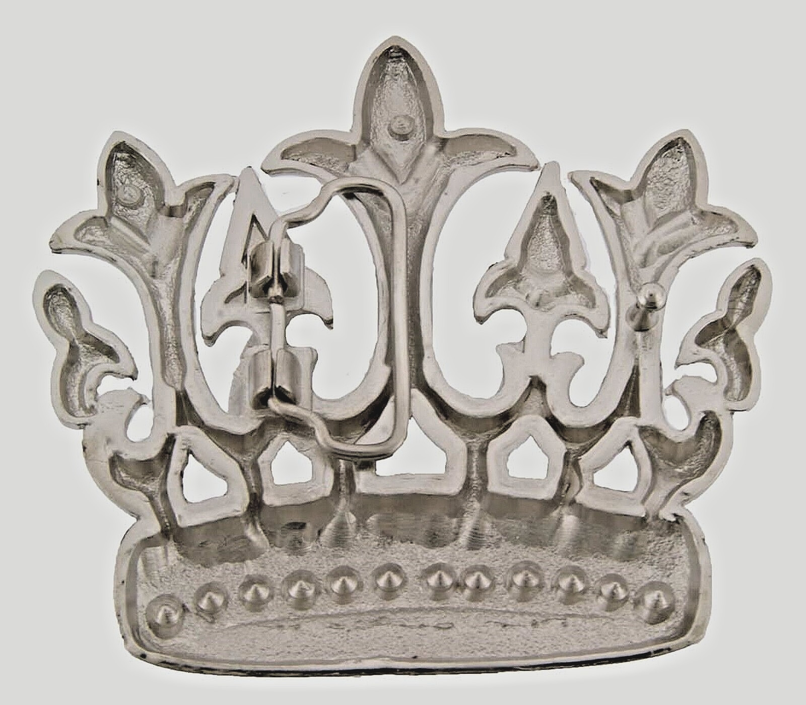 Crown Belt Buckle Silver Metal Bling Rock Rebel Western Cowboy Cowgirl Men Rodeo