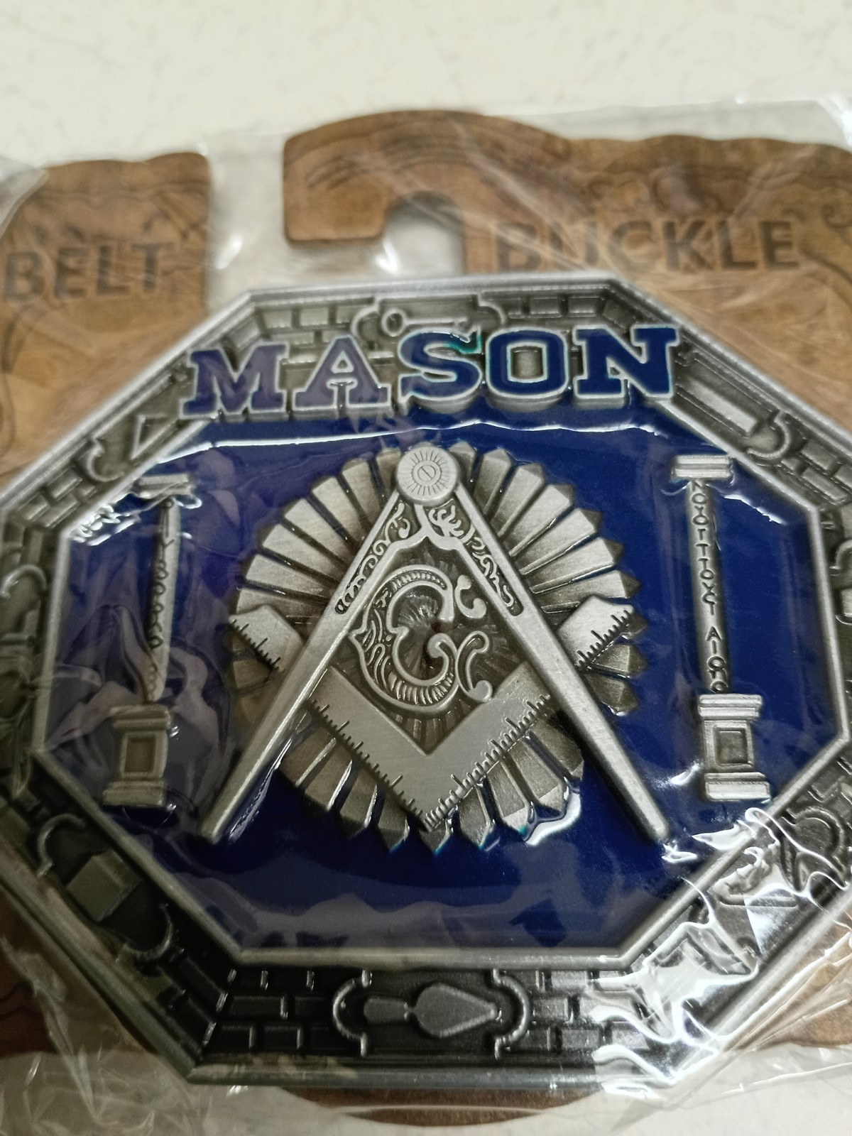 Masonic, Mason, Blue Lodge, Fraternal metal belt Buckle, New! #9