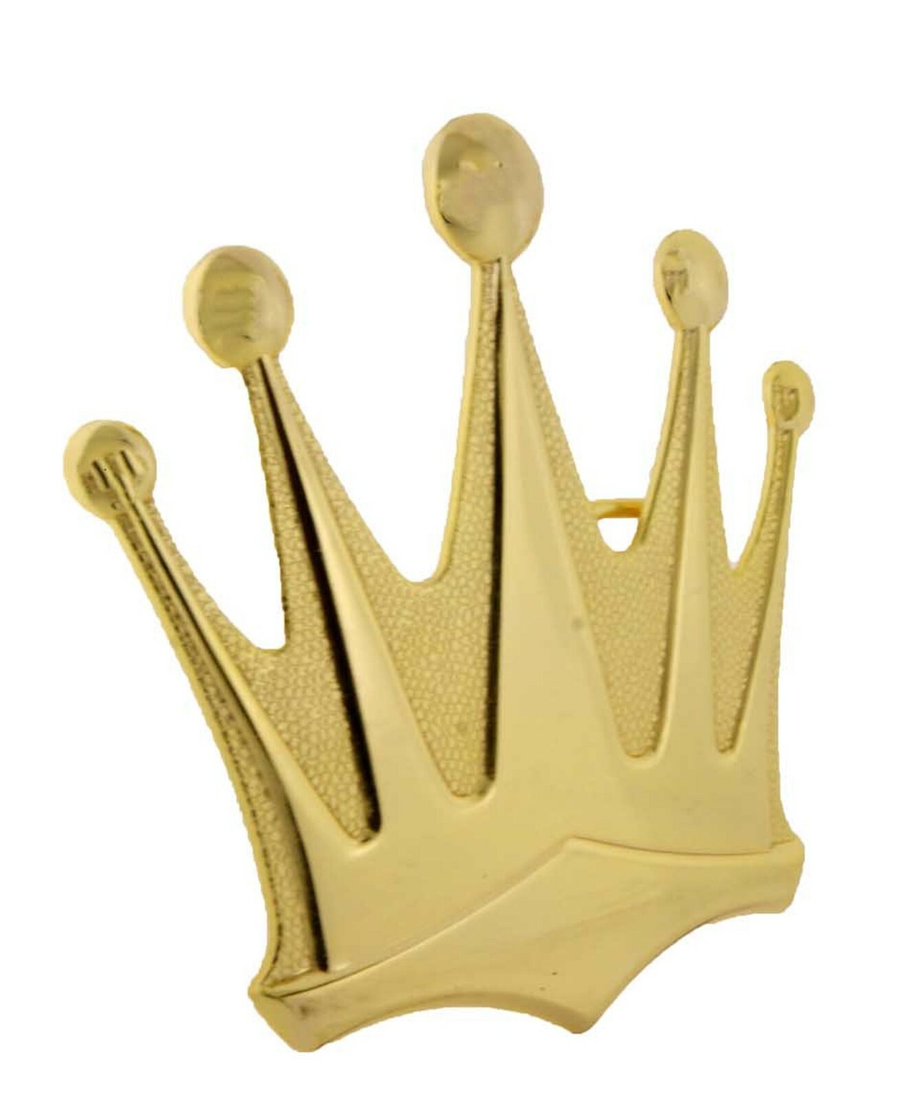 Crown Belt Buckle Western Rodeo Cowboy Gold Metal King Royal Men Women Big NEW
