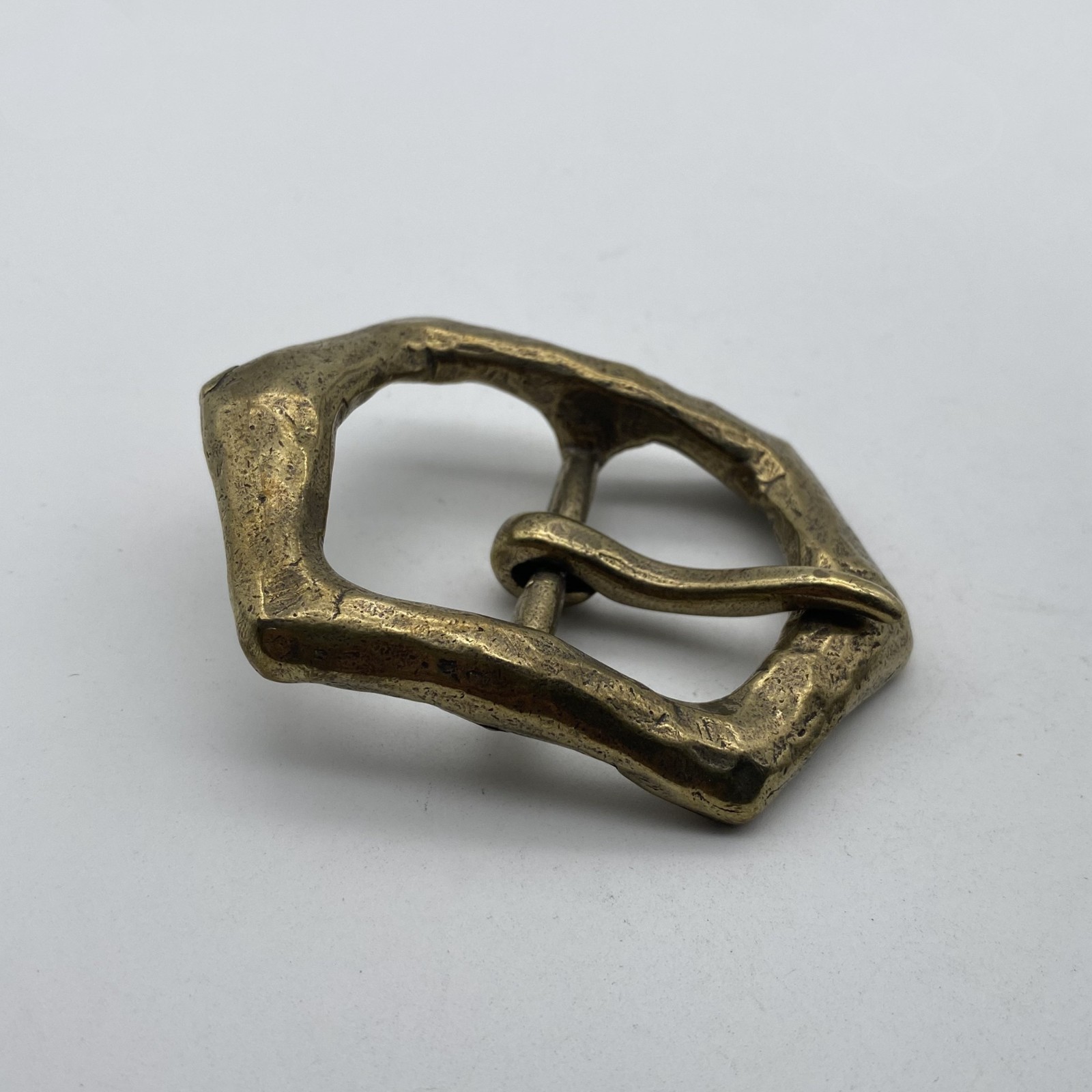 Antique Copper Casted Buckle,Retro Brass Plain Buckle