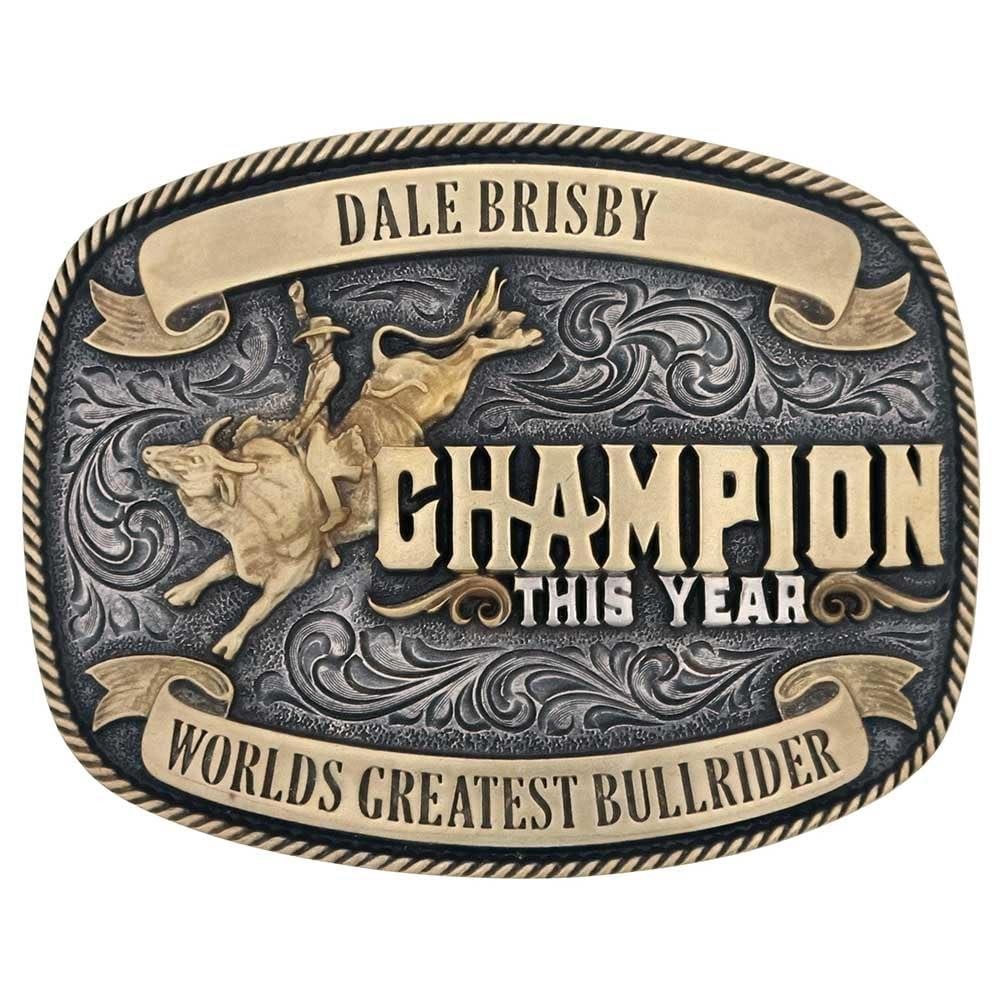 Montana Silversmiths Attitude Official Licensed Dale Brisby Western Belt Buckle