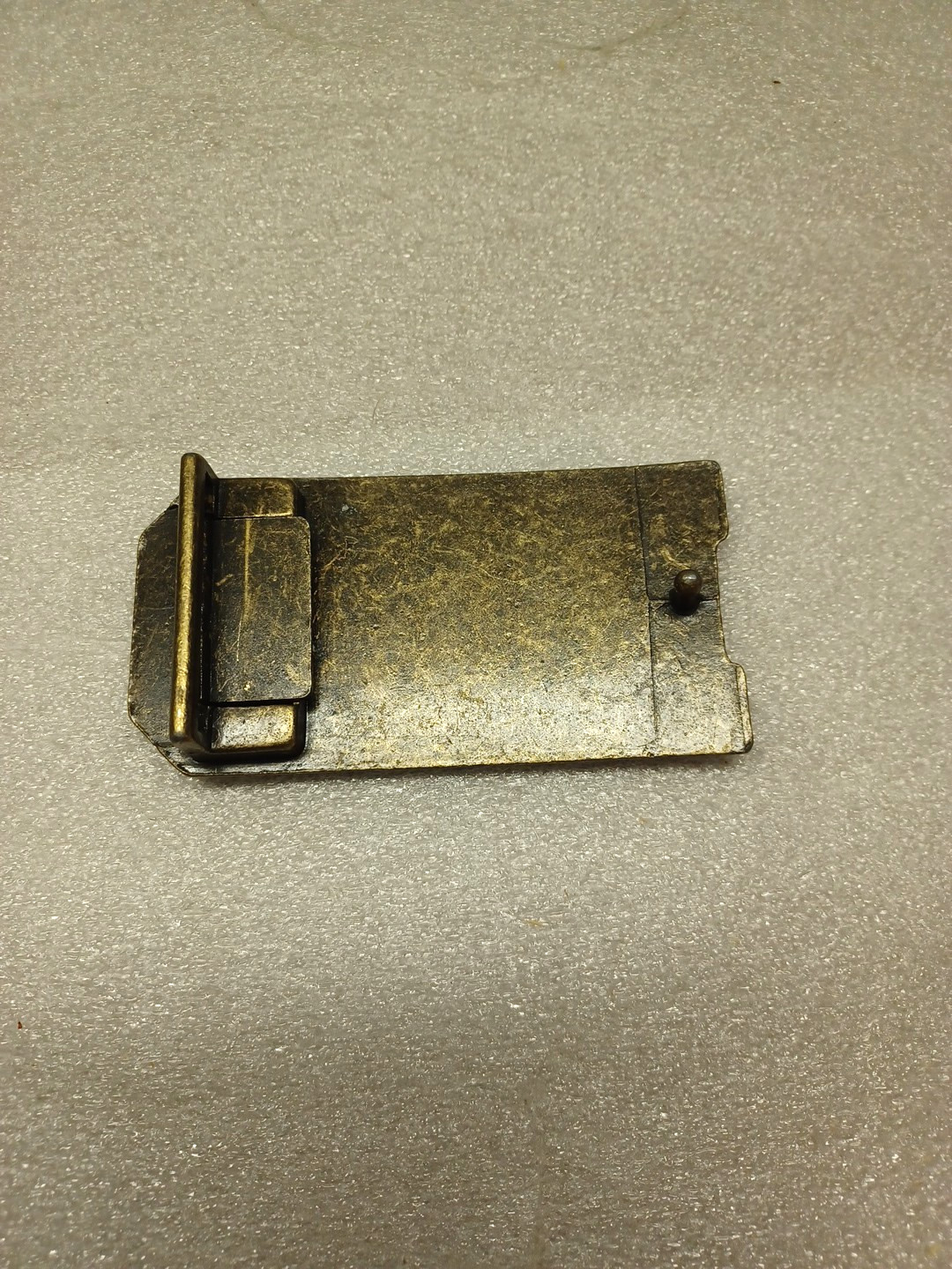 Vintage DAD 3D Belt Buckle Husband Grandpa Hubby Solid Brass Plated Christmas