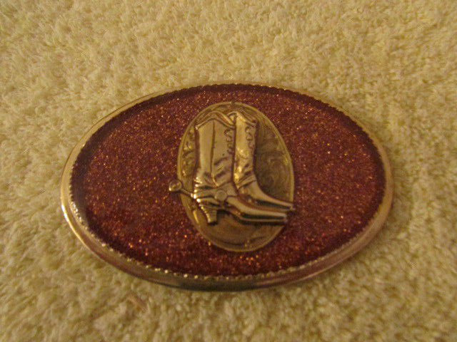 Cowboy Boots Belt Buckle Western BX-BB1
