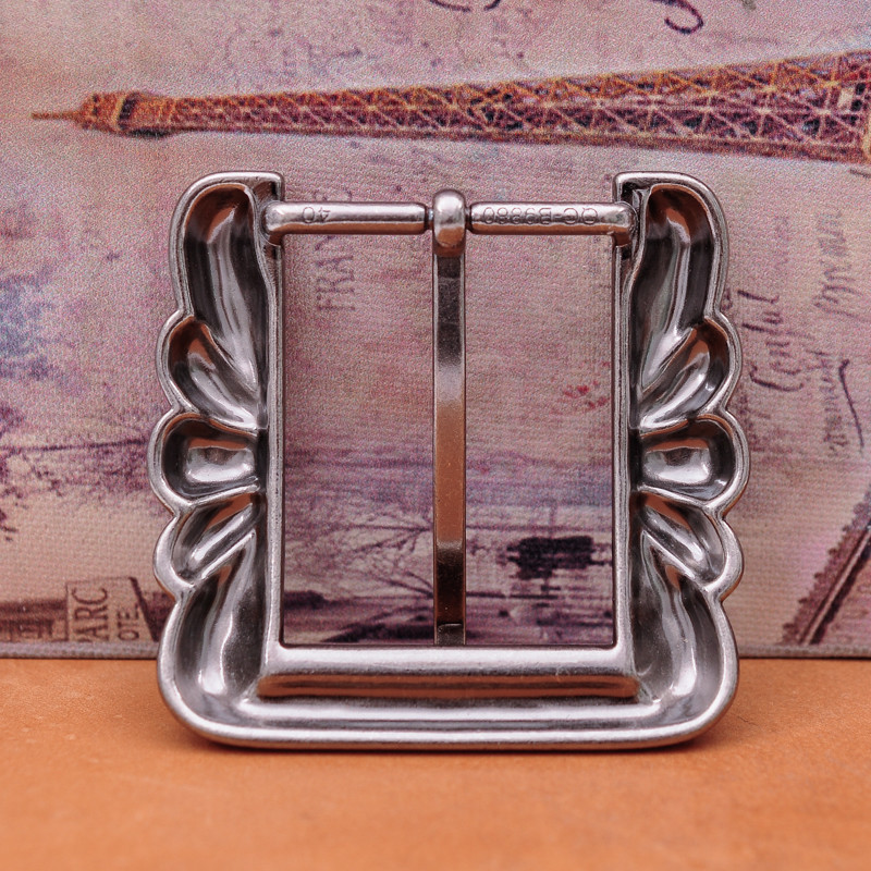 Huge Vintage Silver Flower Western Flair Cowboy Belt Buckle Set Fits 40mm Strap