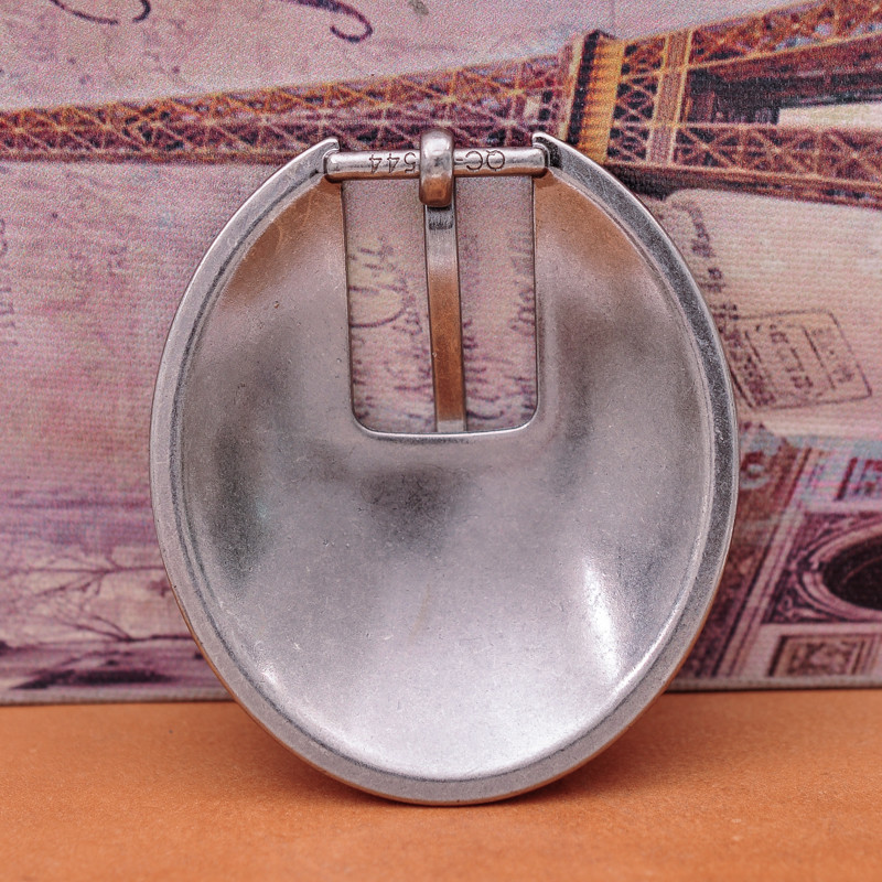 BIG Silver Flower Engraved Vintage Western Cowboy Belt Buckle Set Fit 20mm Strap