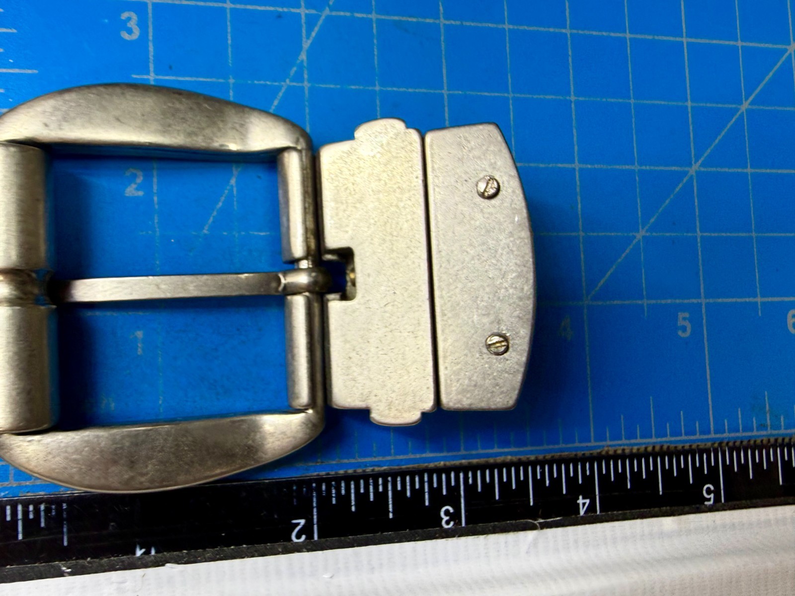 RELIC Brand Single Prong Silver Tone Replacement Formal Belt Buckle