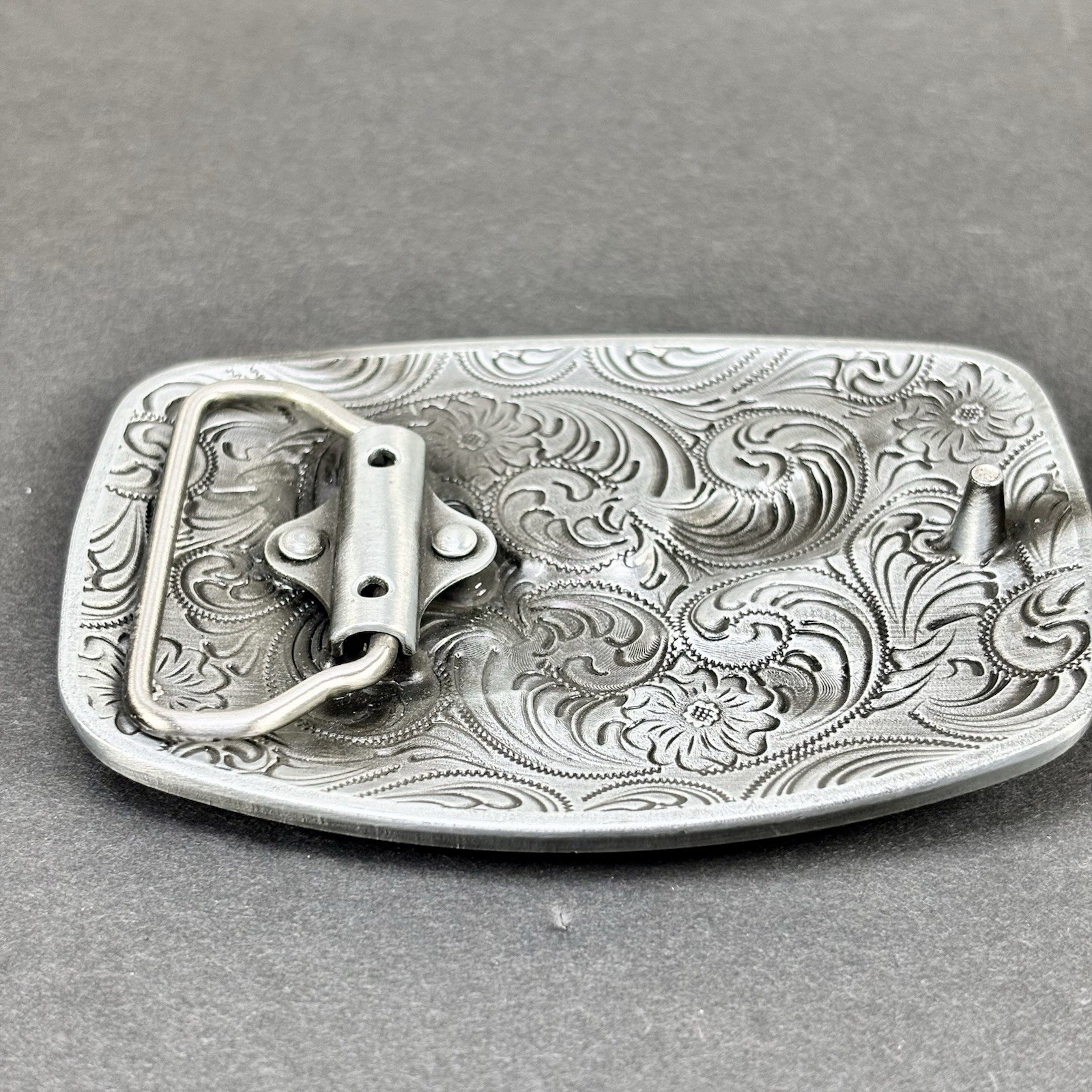 America Second Amendment Belt Buckle 2A, 2nd, Freedom, Guns Antique Silver Tone