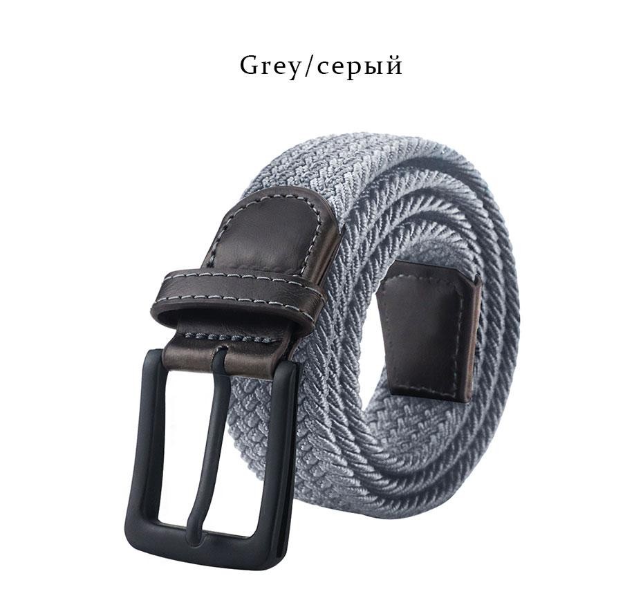 MaiKun Men&rsquo;s Canvas Tactical Belt Military Web Belt Elastic Metal Buckle Jeans