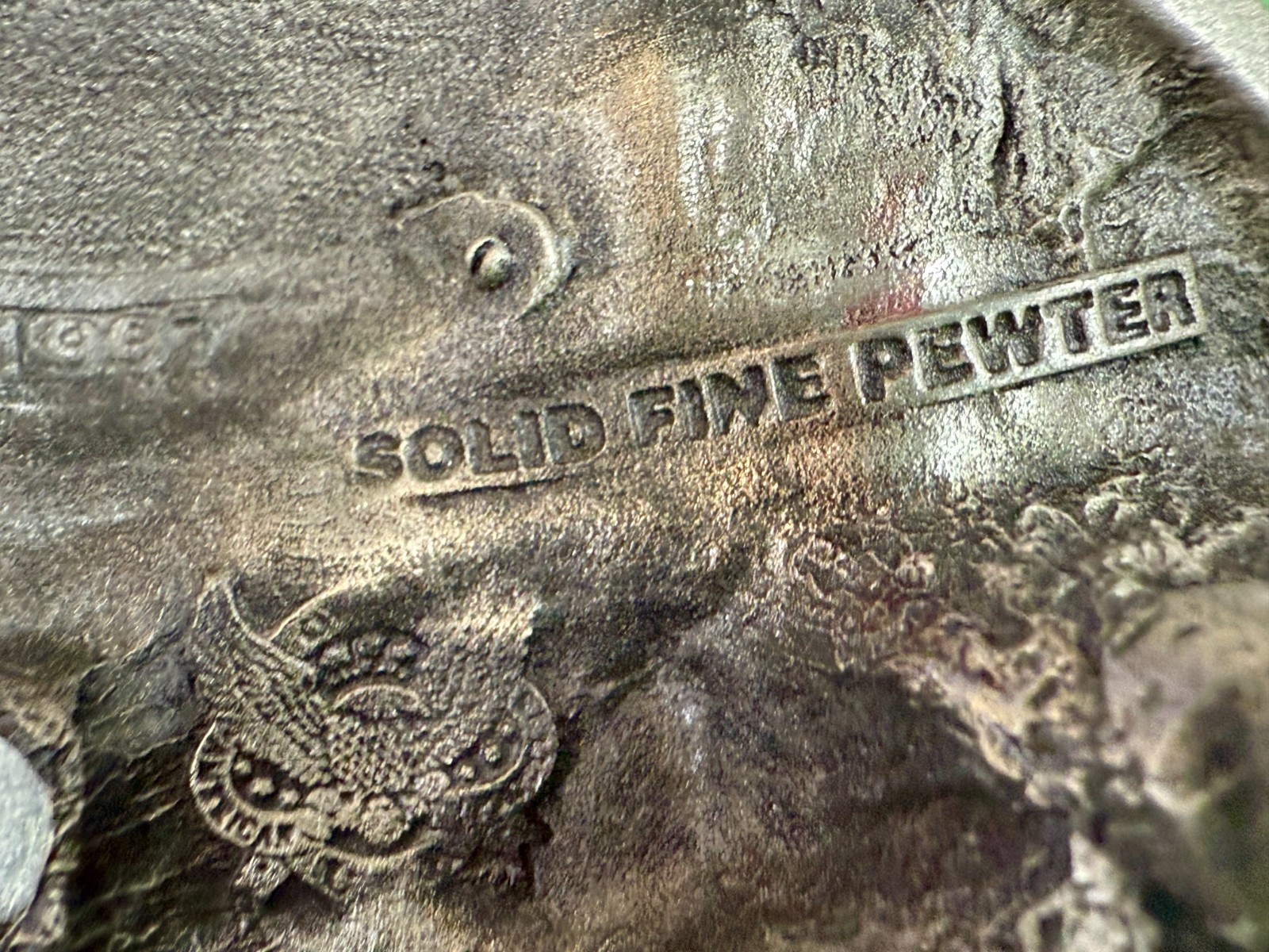 Jolly Roger Pirate Skull Crossed Swords Solid Pewter Great American Belt Buckle