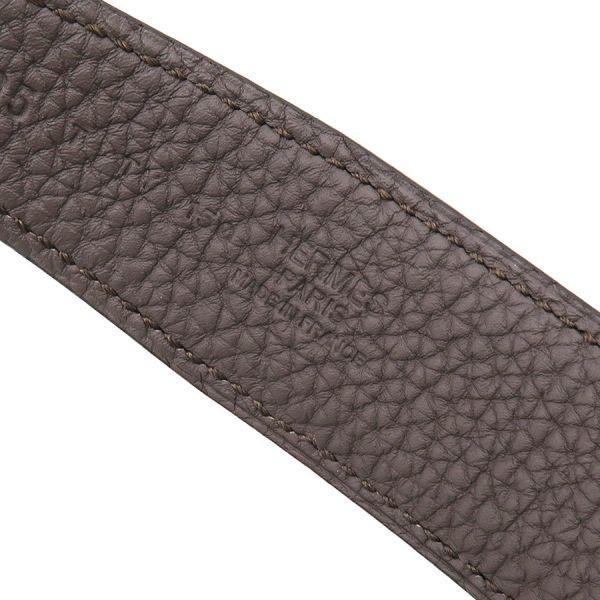Hermès Jige Belt 95 H Motif Leather Buckle Length: 117cm Shipped from Japan