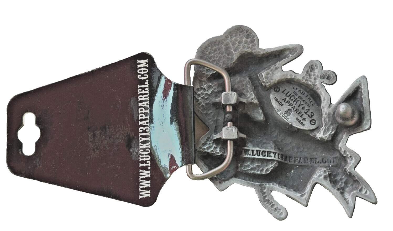 Lucky 13 Belt Buckle Anchor Original Officially Licensed New Men Women Fashion