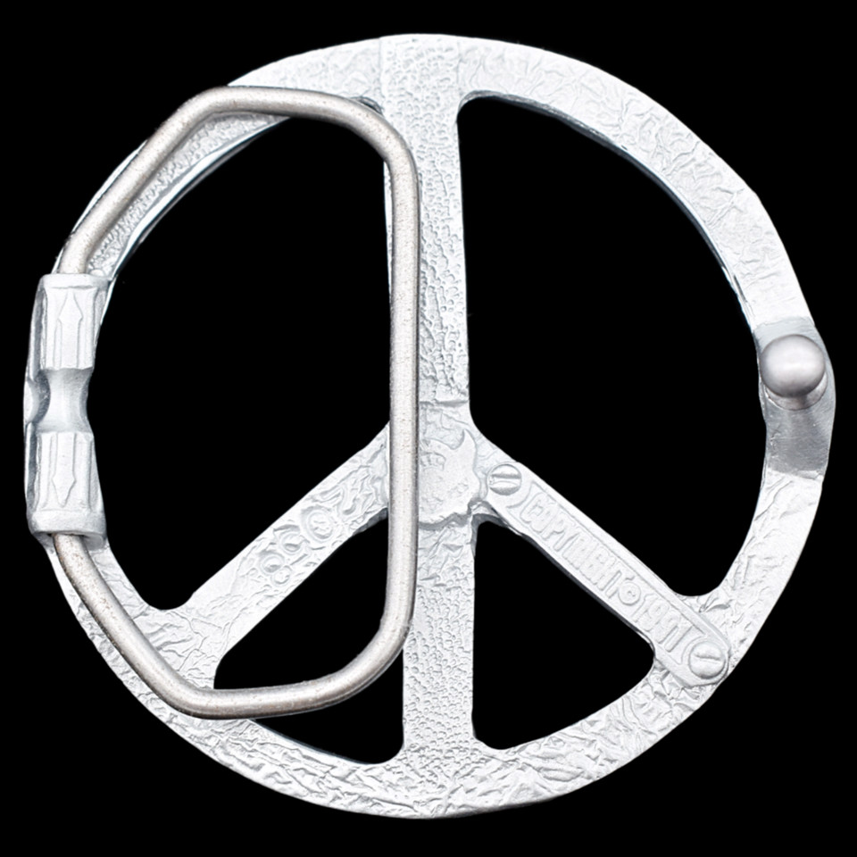 Peace Sign Hippie Flower Child Love Belt Buckle (new)