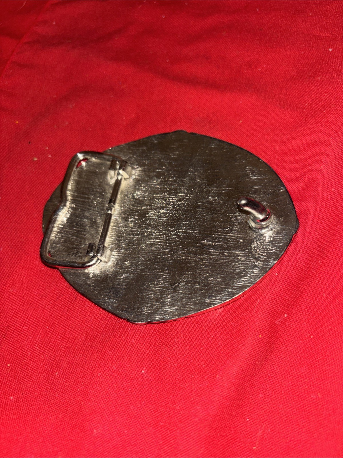 COWBOYS OF FAITH, Metal, Gold On Silver Toned belt buckle- Estate Find