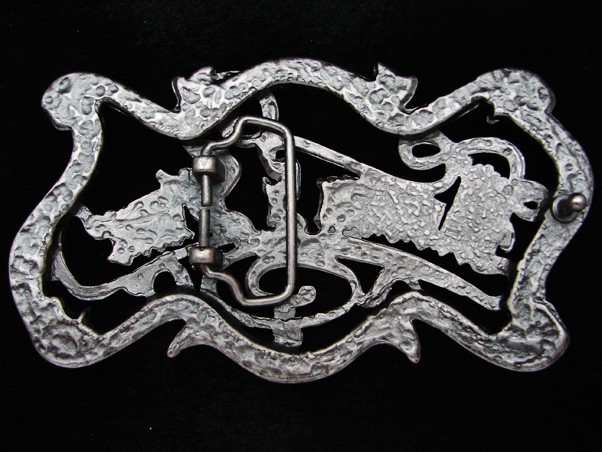 PH05117 REALLY COOL CUT-OUT **MECCA 5 STAR** FASHION PEWTERTONE BELT BUCKLE