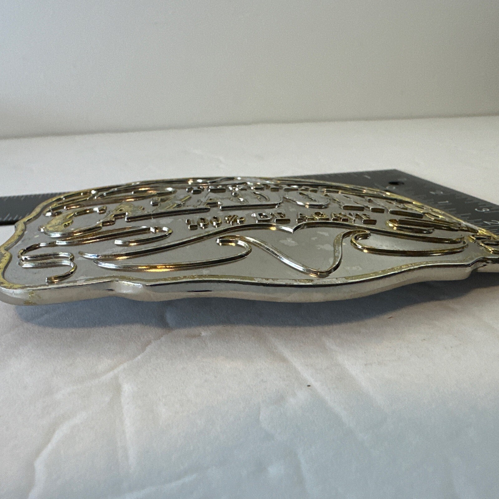Tequila Cazadores 100% De Agave Belt Buckle 5 X 3.5 Inches 7 Oz